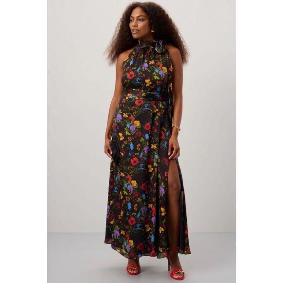 Sachin & Babi Black Kayla Gown 💚 - Picture 4 of 17